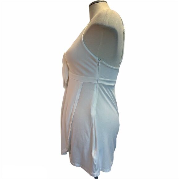 Urban Outfitters white alix tie front jumpsuit SzM - Picture 3 of 6